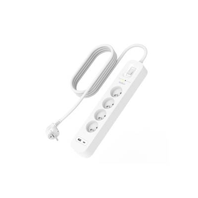 0745883855537 - Belkin - Multiprise parafoudre 4 prises avec ports USB-C et USB-A