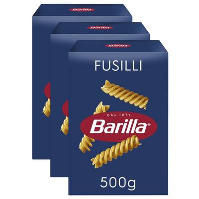 Barilla Pâtes Fusilli, Lot de 3x500g