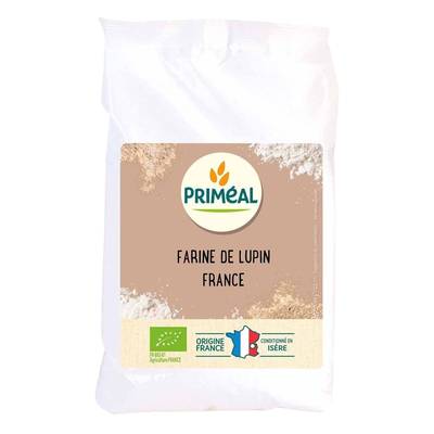 Priméal Farine de lupin bio origine France, 500g