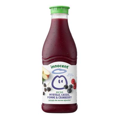 innocent Jus Myrtille, Cassis, Pomme & Cranberry, 90cl