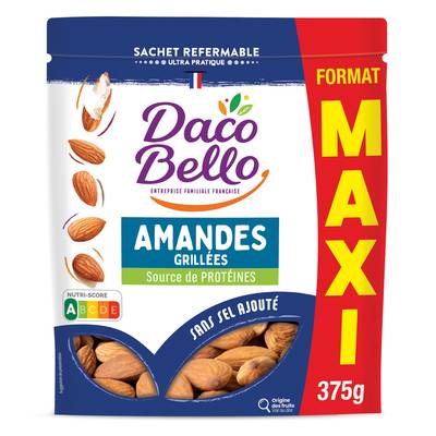 Daco Bello Amandes Grillées Sans Sel Ajouté, 375g