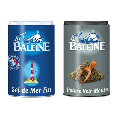 La Baleine Duo Sel et Poivre, 68g