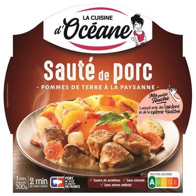 La Cuisine d'Océane Sauté de porc et pommes de terre à la paysanne, 300g