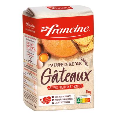Francine Farine de Blé pour Gâteaux, 1kg