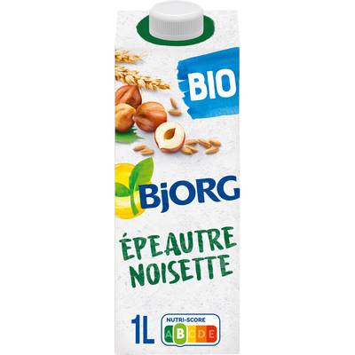 Bjorg Epeautre Noisette Sans Sucres Boisson Végétale Bio, 1l