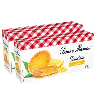 Bonne Maman Tartelette au Citron x9, 2x140g