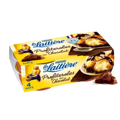 La laitière Profiteroles au chocolat, 4x90g
