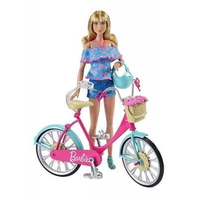 0887961376838 - Barbie - Mattel - Barbie bicyclette