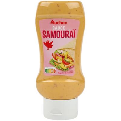 Auchan Sauce samouraï flacon souple, 340g
