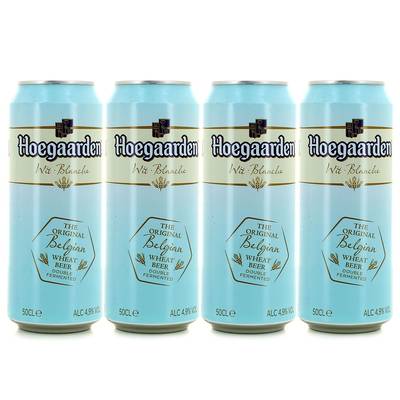 Hoegaarden Bière blanche 4.9°, 4x50cl
