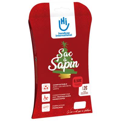 Handicap International Sac à sapin