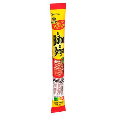 Justin Bridou Bâton de Berger Saucisson Nature, 250g