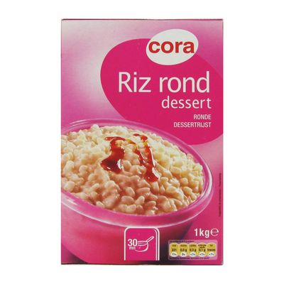 Riz rond pour dessert Riz rond pour dessert ,CORA,1kg