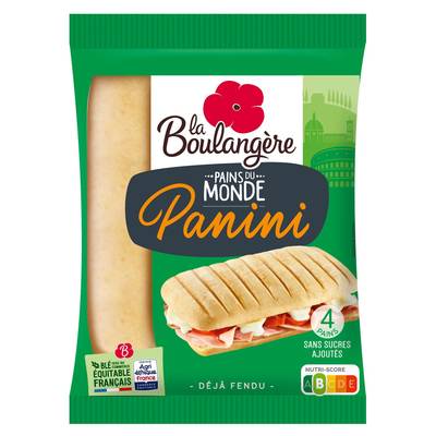 La Boulangère Pain Panini, 4 pains - 300g