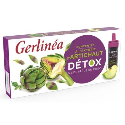Gerlinéa Concentré d'artichaut Détox, 7x10ml