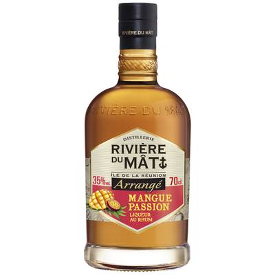 Rivière du Mat Arrangé Mangue Passion 35°, 70cl