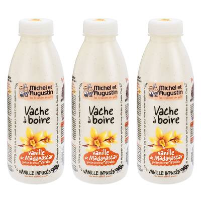 Michel et Augustin Yaourt à boire vanille, 3x500ml
