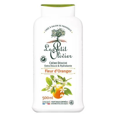 Le petit Olivier Gel douche extra douce fleur d'oranger, 500ml