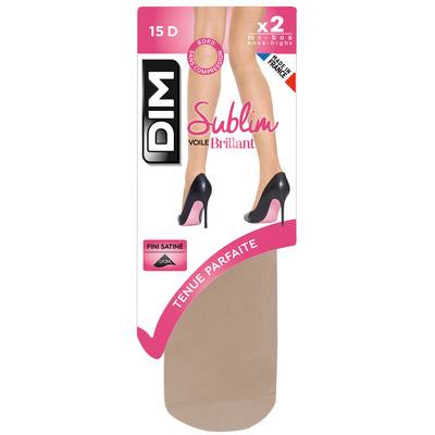 3040523227239 - Dim - 2 Paires de mi Bas Sublim VoileBrillant Capri