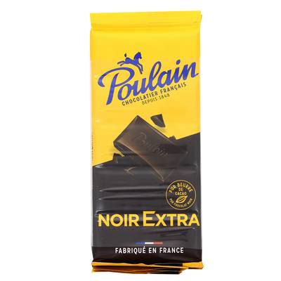 Poulain Chocolat Noir extra, 4x100g