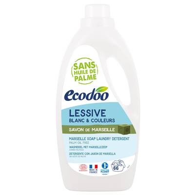 Ecodoo Lessive au savon de Marseille écologique, 2L