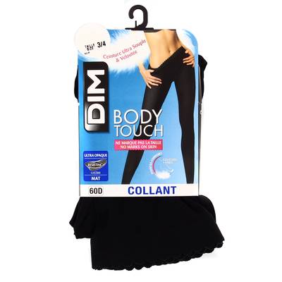 Dim Collant ultra opaque noir 60D Body Touch, Taille 3/4