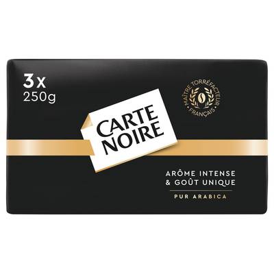 Carte Noire Café moulu Classique 100% arabica, 3x250g