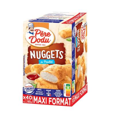 Père Dodu Nuggets de Poulet Maxi Format, 800g