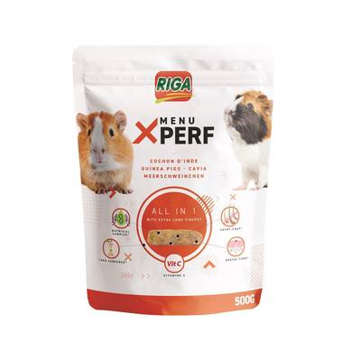 Riga Menu X-Perf pour Cochons d'Inde, 500g