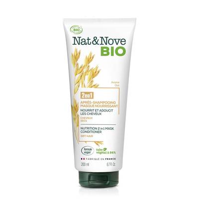 Kéranove - Naturanove Après-Shampooing nourrissant à l'avoine Bio Ecocert, 200ml