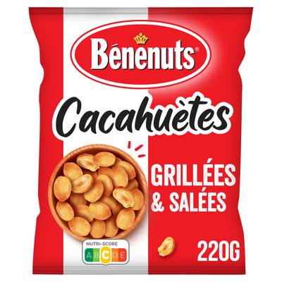 Benenuts Cacahuètes grillées salées, 220g
