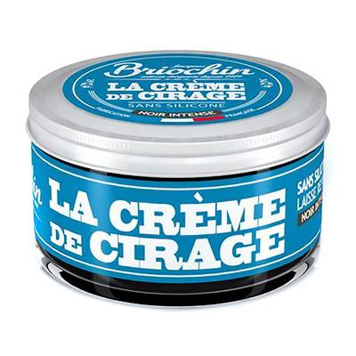 Briochin Crème de cirage noir sans silicone, 50ml