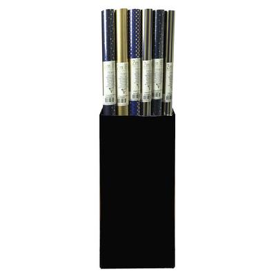 Clairefontaine Un rouleau de papier cadeau Nuit Bleutée, Dimensions  0,7 x 2 m