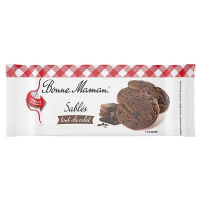 Bonne Maman Sablé tout Chocolat, 14 biscuits - 150g