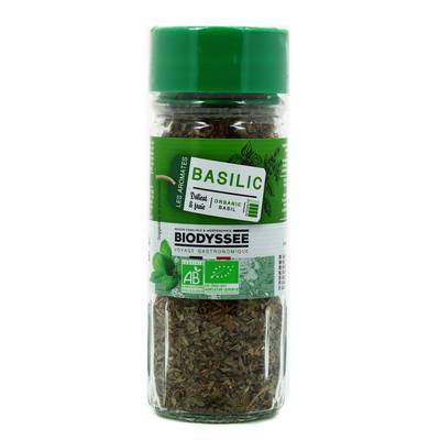 Biodyssée Basilic bio flacon verre, 15g
