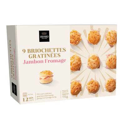 Bretzel Burgard Briochettes jambon fromage, 115g