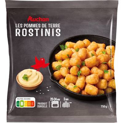 Auchan Pommes de terre rostinis, 750g