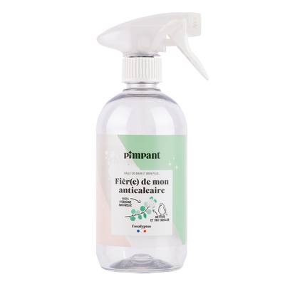 Pimpant Spray Anti-Calcaire (vide) rechargeable, 1 bouteille vide de 500 ml