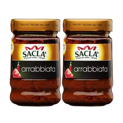 Sacla Sauce Arrabbiata, Lot de 2x190g