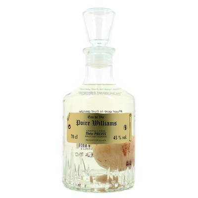 Théo Preiss Eau de vie de Poire Williams avec poire prisonnière 45°, 70cl