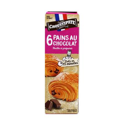 Croustipate Pains au Chocolat, 6 pains - 270g