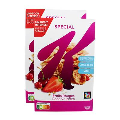Kellogg's Céréales fruits rouges Special K, Lot de 2x450g