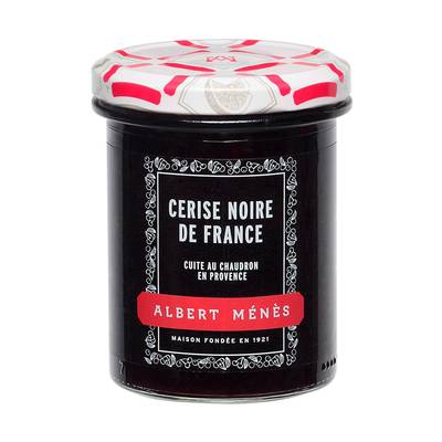 Albert Ménès Confiture extra de cerise noire de France, 280g