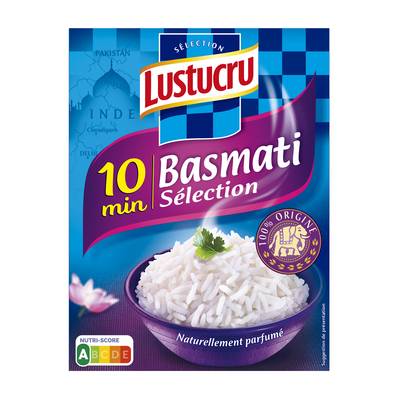 Lustucru Riz Basmati 10 min Naturellement Parfumé Vrac, 900g