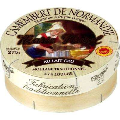 Marie Harel Camembert de Normandie au Lait Cru AOP, 250g