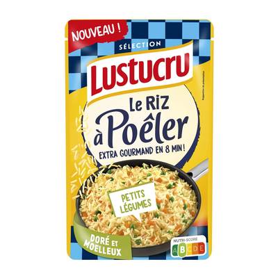 Lustucru Riz à Poêler Petits Légumes, 375g