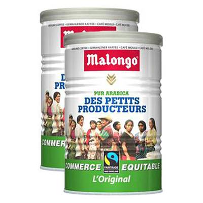 Malongo Café Moulu Arabica, 2x250g