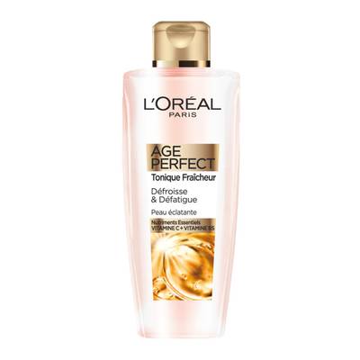 L'Oréal Lotion Visage Anti-Âge Tonique Fraîcheur Peaux Matures, 200ml