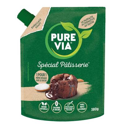 Pure Via Doypack Poudre Pâtisserie, 380g