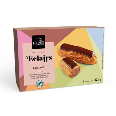 Erhard Eclairs au chocolat, 1x120g